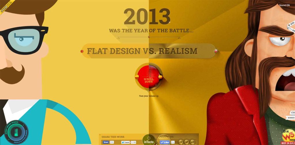 Flat Design Vs. Realism